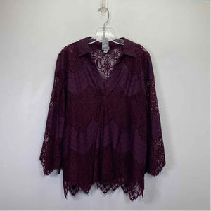 Pre-Owned Size L Chico's Plum Top