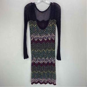 Pre-Owned Size M Free People Purple Multi Casual Dress