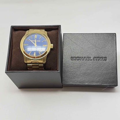 Pre-Owned Michael Kors Gold Watch