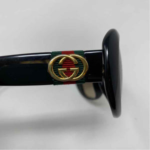 Pre-Owned Gucci Black Plastic Designer Sunglasses