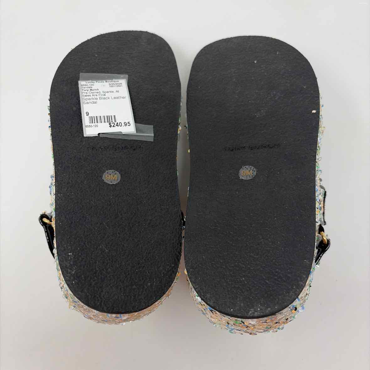 Pre-Owned Shoe Size 9 Tory Burch Sparkle Sandals