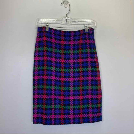 Pre-Owned Size XS Escada Plaid Skirt