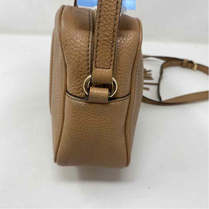Pre-Owned Gucci Tan Leather Designer Handbag