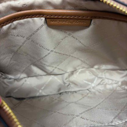 Pre-Owned Michael Kors Tan Coated Canvas Handbag