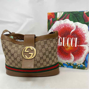 Pre-Owned Gucci Monogram Canvas Designer Handbag