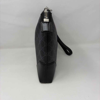Pre-Owned Gucci Black Canvas Designer Handbag