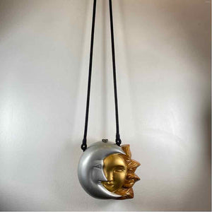 Pre-Owned Timmy Woods Silver/Gold Wood Handbag