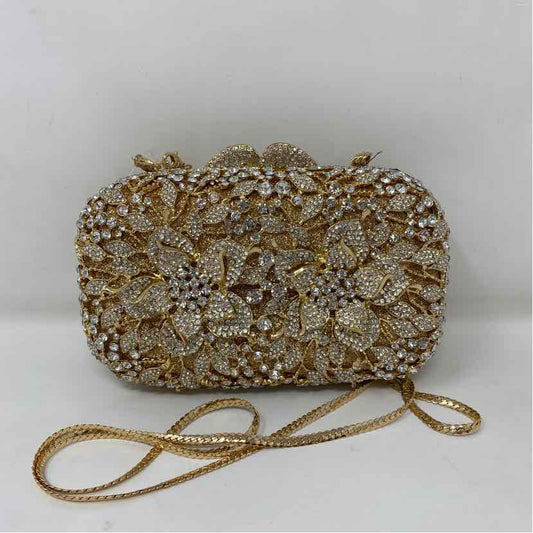 Pre-Owned Boutique Gold Metal Handbag