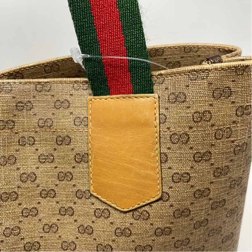 Pre-Owned Gucci Monogram Canvas Designer Handbag