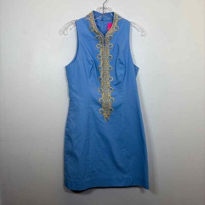Pre-Owned Size 6/M Lilly Pulitzer Blue Casual Dress