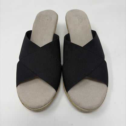 Pre-Owned Shoe Size 9 Boutique Black Wedge