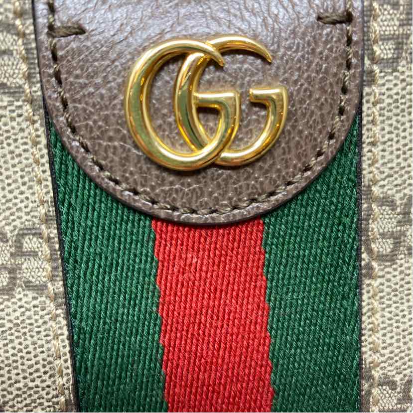 Pre-Owned Gucci Monogram Canvas Designer Handbag