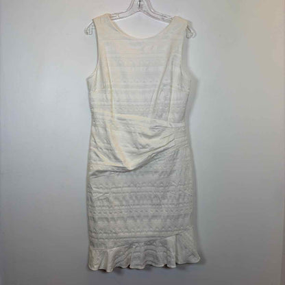 Pre-Owned Size 10/L NYDJ White Casual Dress