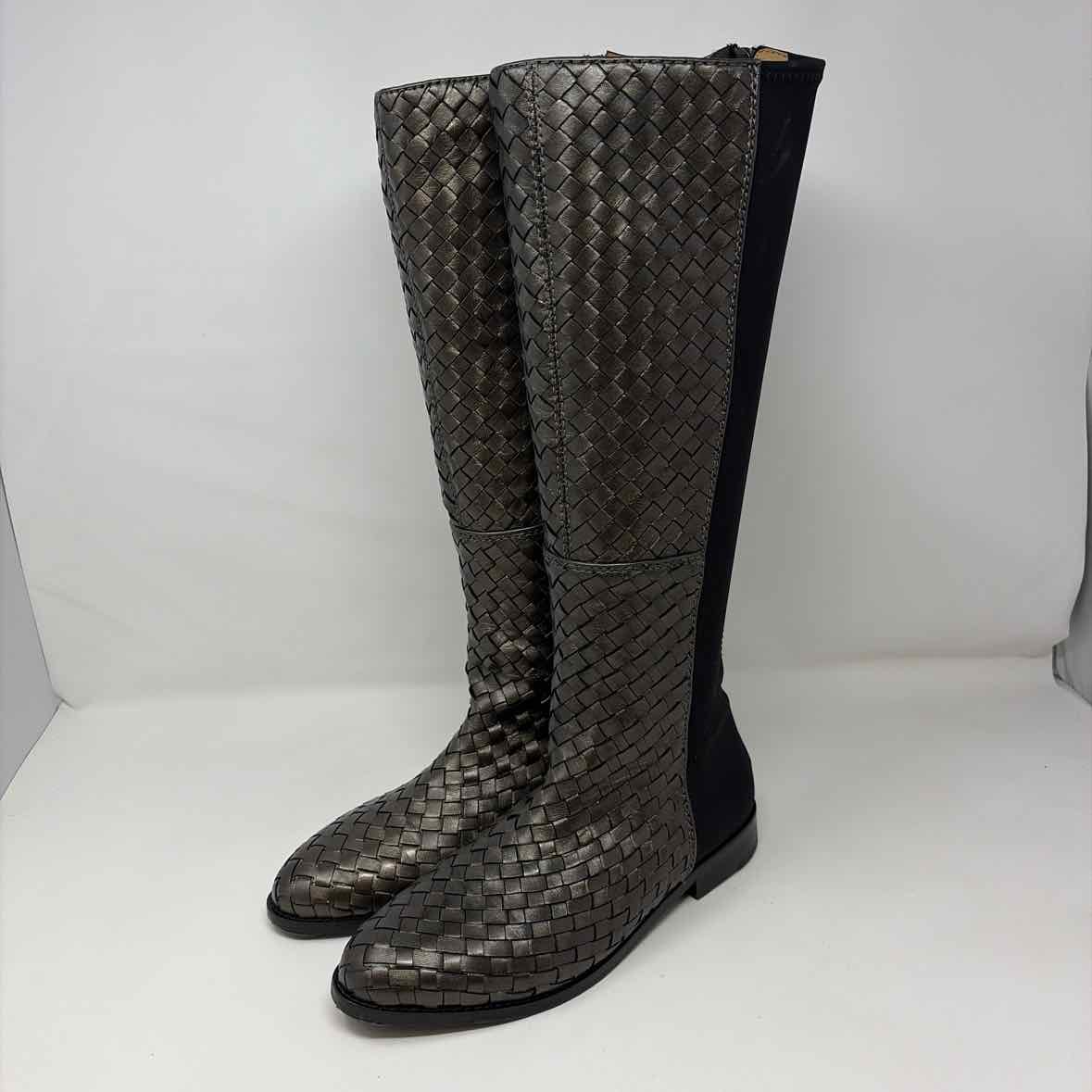 Pre-Owned Shoe Size 9 Robert Zur Metallic Boots