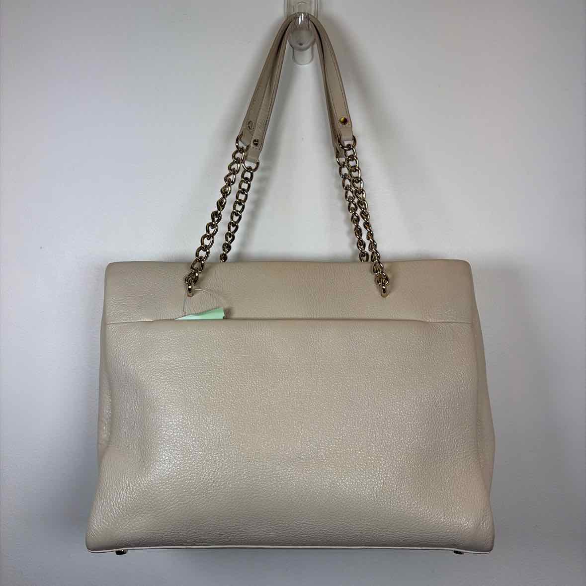 Pre-Owned Kate Spade Cream Leather Handbag