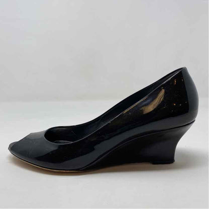 Pre-Owned Gucci Black Patent Shoe Size 7 Designer Shoes