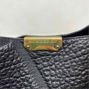 Pre-Owned Burberry Black Leather Designer Handbag