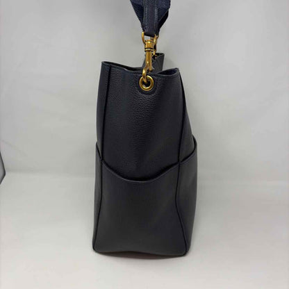 Pre-Owned Celine Navy Leather Designer Handbag