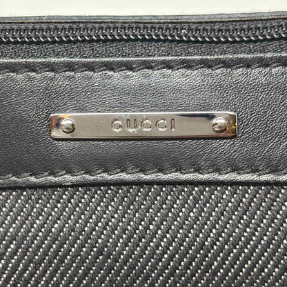 Pre-Owned Gucci Black Denim Designer Handbag