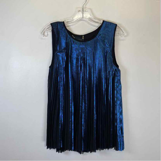 Pre-Owned Size 34/L Designers Remix Blue Multi Top