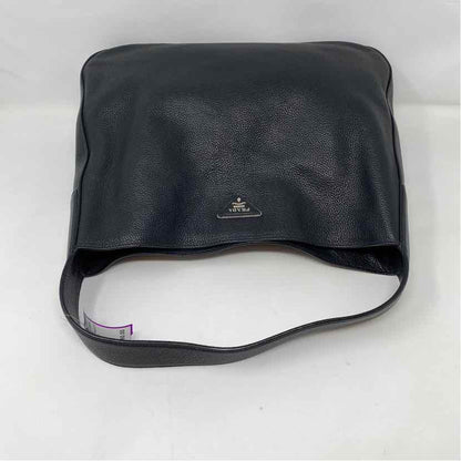 Pre-Owned Prada Black Leather Designer Handbag