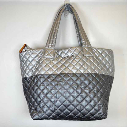 Pre-Owned MZ Wallace Silver Nylon Handbag