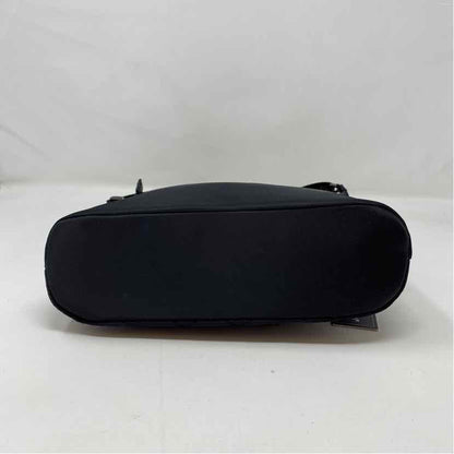 Boutique Black Nylon Handbag