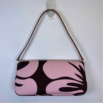 Pre-Owned Kate Spade Brown/Print Fabric Handbag