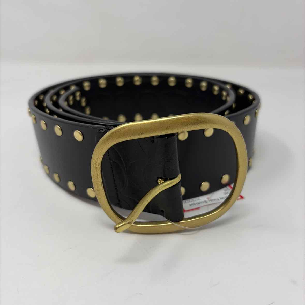 Pre-Owned Coach Black Leather Belt