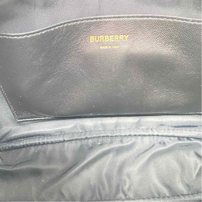 Pre-Owned Burberry Black Leather Designer Handbag