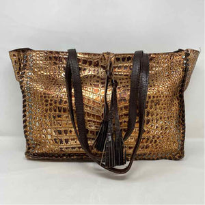 Pre-Owned Laggo Brown Leather Handbag