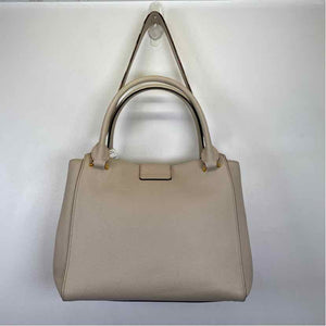 Pre-Owned Burberry White Leather Designer Handbag