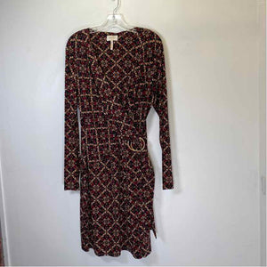 Pre-Owned Size XL Laundry Red Multi Casual Dress