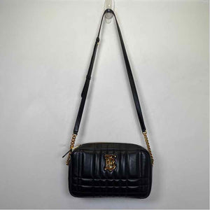 Pre-Owned Burberry Black Leather Designer Handbag