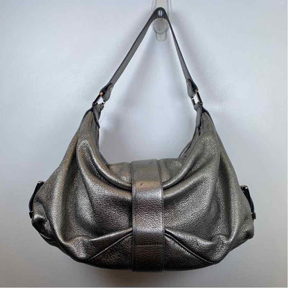 Pre-Owned Michael Kors Silver Leather Handbag