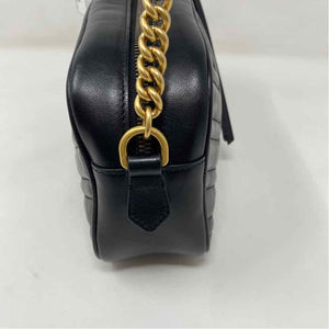Pre-Owned Gucci Black Leather Designer Handbag