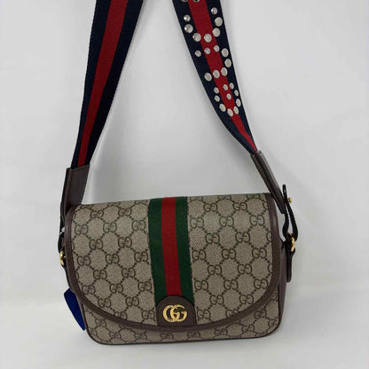 Pre-Owned Gucci Monogram Canvas Designer Handbag