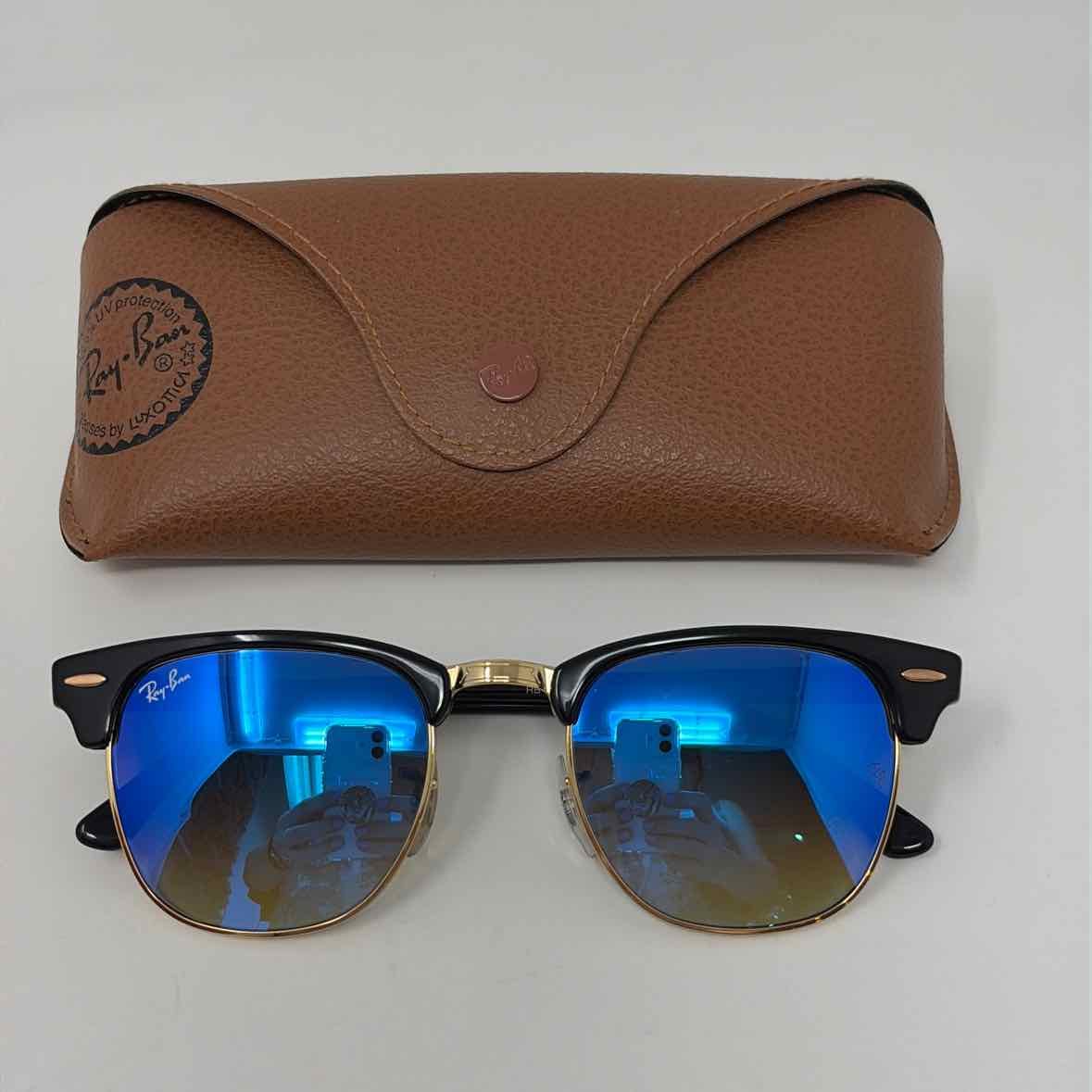 Pre-Owned Rayban Black Acrylic Sunglasses