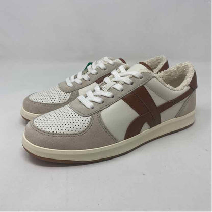 Pre-Owned Shoe Size 6 Tory Burch White Multi Sneaker