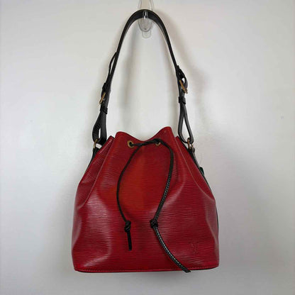 Pre-Owned Louis Vuitton Red Leather Designer Handbag