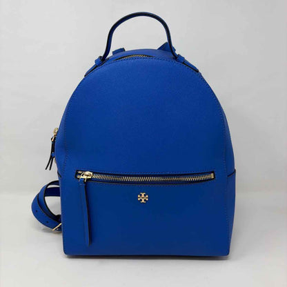 Pre-Owned Tory Burch Cobalt Coated Canvas Handbag
