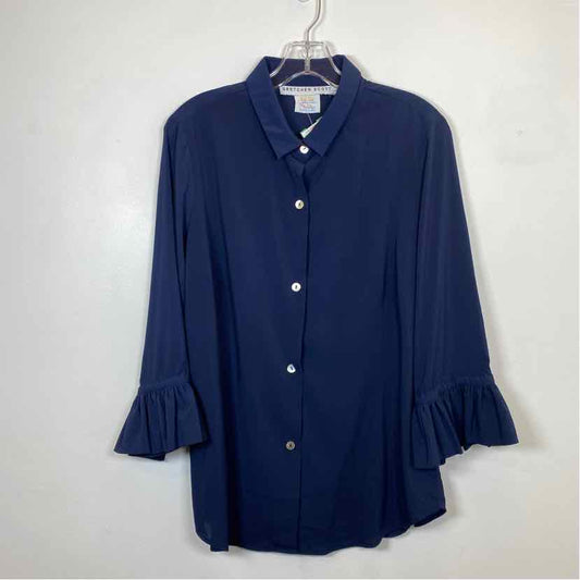 Pre-Owned Size L Gretchen Scott Navy Top