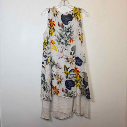 Pre-Owned Size S Whisper White Multi Casual Dress