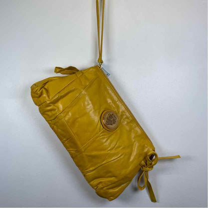 Pre-Owned Gucci Yellow Leather Designer Handbag