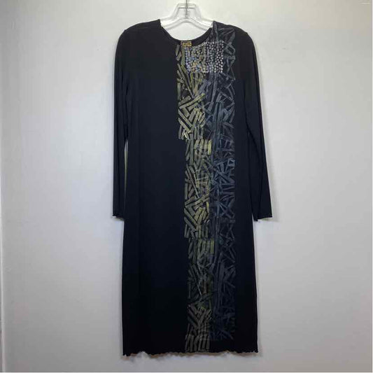 Pre-Owned Size S/M Boutique Black Multi Casual Dress