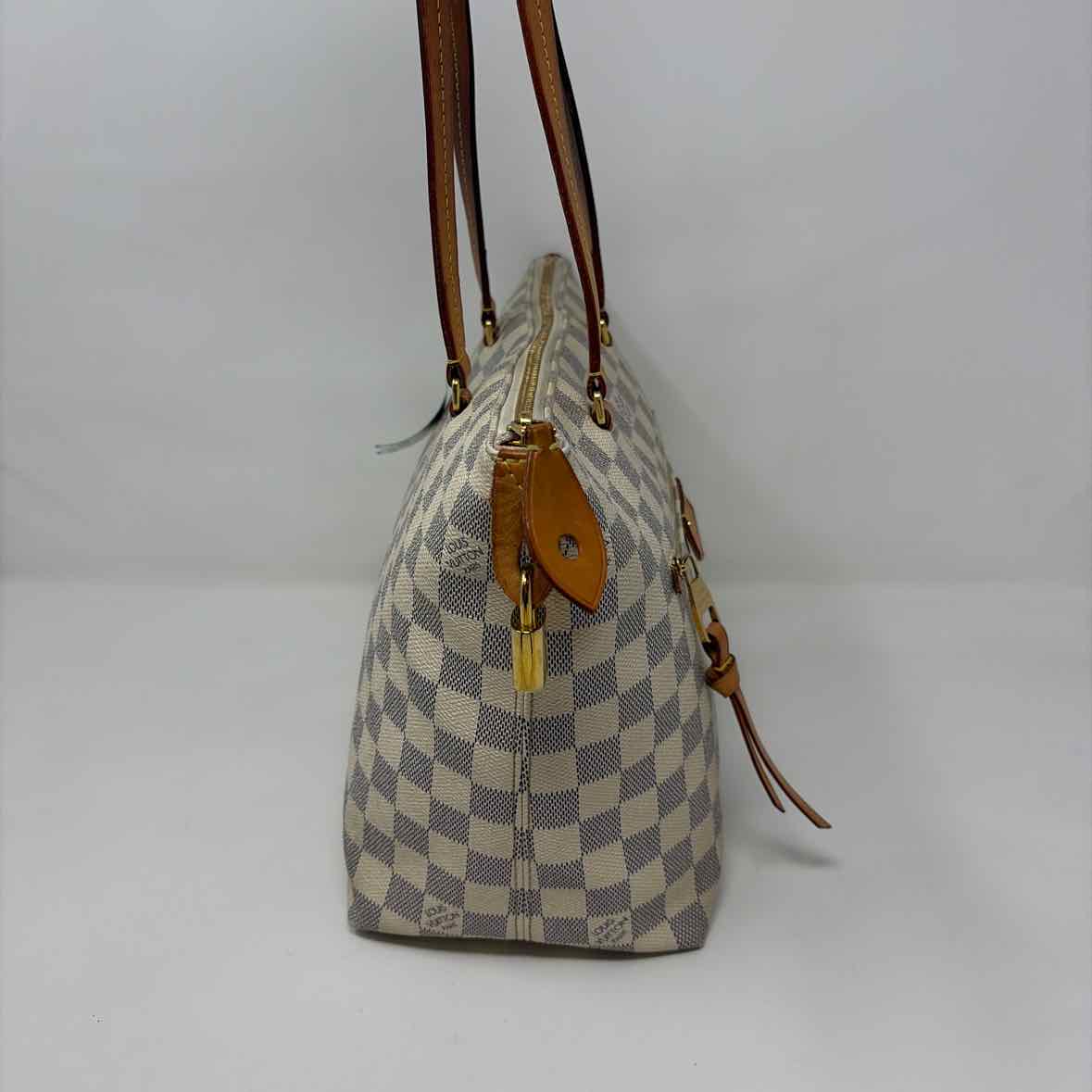 Pre-Owned Louis Vuitton Damier Azur Canvas Designer Handbag