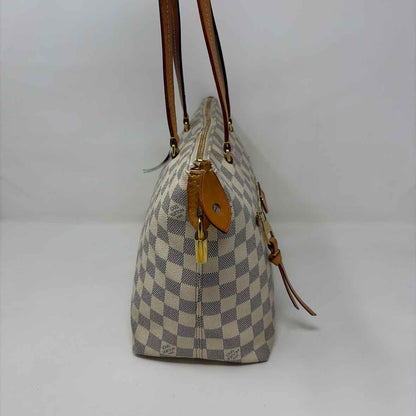 Pre-Owned Louis Vuitton Damier Azur Canvas Designer Handbag
