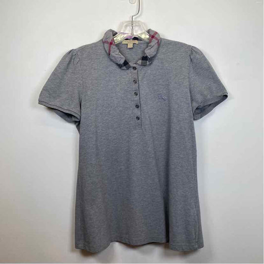 Pre-Owned Burberry Brit Grey Multi Cotton Women Size L Designer Clothes