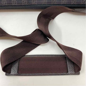 Pre-Owned Gucci Brown Canvas Designer Handbag