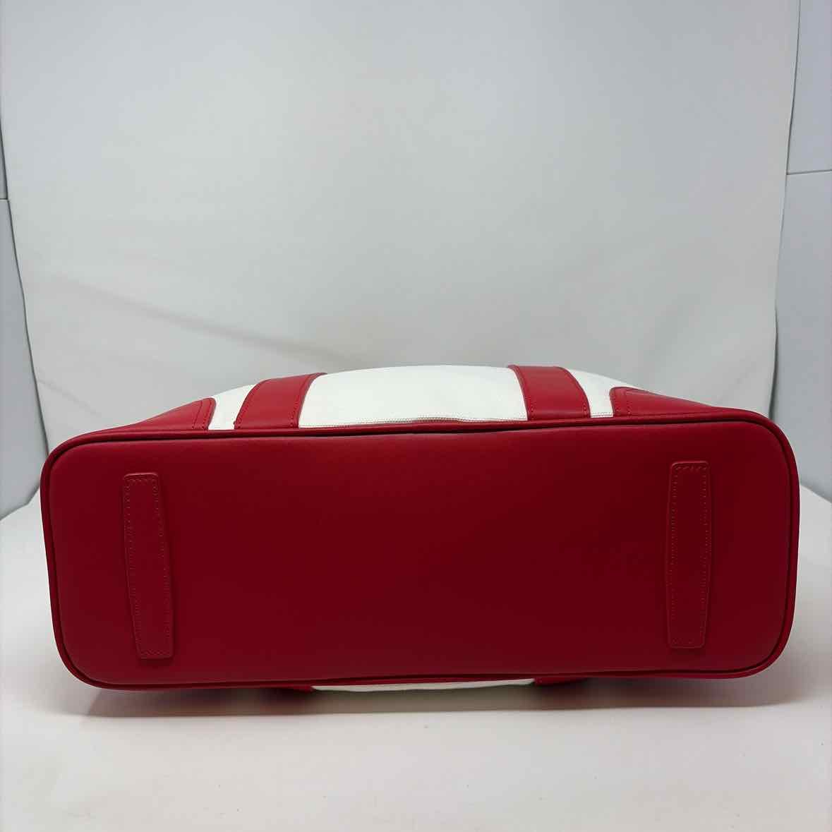 Pre-Owned Brooks Brothers Red Multi Fabric Handbag